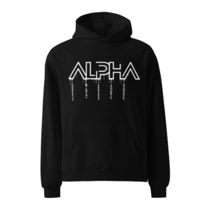 ALPHA Drip Unisex oversized hoodie